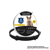 Produktbild von ZeckenStopp Halsband für Katzen gegen Zecken und Flöhe Schwarz