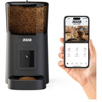 Produktbild von Zedar Futterautomat A900 für Katzen und Hunde mit Kamera, Edelstahlnapf und App-Steuerung, 6 Liter Fassungsvermögen