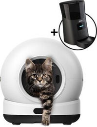 Zedar K1200 PRO A600 Selbstreinigende Katzentoilette mit App-Steuerung und Edelstahlnapf – Bild 1 von 2