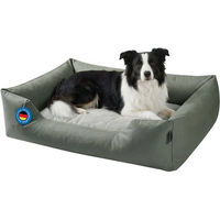 Produktbild von Zedelmaier Hundebett für Hunde und Katzen aus grauem Oxford-Gewebe wasserdicht und kratzfest
