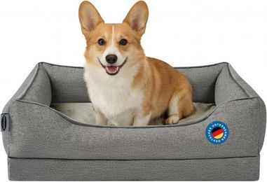 Zedelmaier Orthopädisches Hundebett für mittelgroße und große Hunde Grau – Bild 1 von 4