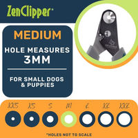 Produktbild von Zen Clipper Haustier-Nagelknipser für Hunde aus Edelstahl mit 3 mm Loch - 1 Stk.