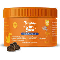 Produktbild von Zesty Paws 5-in-1 Funktionssnack Kautabletten Truthahn für Welpen zur Unterstützung von Haut, Fell, Immunsystem und Verdauung
