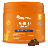 Produktbild von Zesty Paws 5-in-1 Kautabletten Truthahn für Haut Fell Immunsystem und Verdauung 2 x 90 Stück - 2 x 90 Stk.