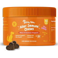 Produktbild von Zesty Paws Allergy & Immunity Chews Lachs Funktionssnack für Hunde zur Unterstützung von Haut, Fell, Immunsystem und Verdauung 50 Kautabletten