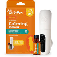 Produktbild von Zesty Paws Beruhigungs-Diffuser Set für Katzen und Kitten mit Orchideen-Duft 30 g