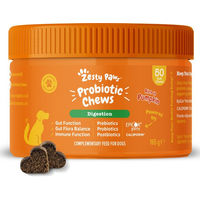 Produktbild von Zesty Paws Probiotic Chews Kürbis Funktionssnack für Hunde mit Unterstützung der Magen-Darm-Gesundheit 50 Kautabletten