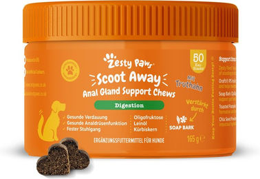Produktbild von Zesty Paws Scoot Away Anal Gland Support Kau-Snacks für Hunde zur Unterstützung der Magen-Darm-Gesundheit 50 Stück
