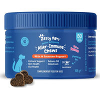 Produktbild von Zesty Paws Senior Funktionssnack Lachs für Allergie und Immunsystem 50 Kautabletten
