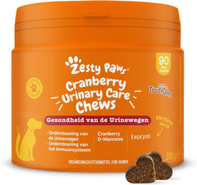 Produktbild von Zesty Paws Urinary Care Chews Truthahn Nahrungsergänzung für Hunde mit Cranberry 90 Kautabletten