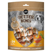 Produktbild von Zeus BetterBones Small Bones Kausnack für Hunde mit Huhn und Ente