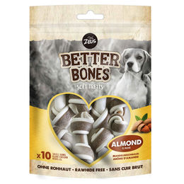 Produktbild von Zeus BetterBones Small Bones Kausnack für Hunde mit Huhn und Ente - 10 Stück