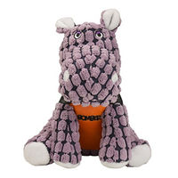 Produktbild von Zeus Bomber Special Forces Team Hundespielzeug Hippo Plüsch Lila 15cm - 15 cm