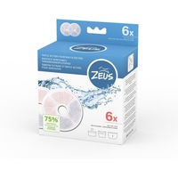 Produktbild von Zeus Cascade Trinkbrunnen Edelstahl mit Triple Action Filtern 6 Stück - 6 l