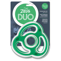 Produktbild von Zeus Duo Ninjastern Kauspielzeug aus TPR mit Minzduft Grün 12,5cm