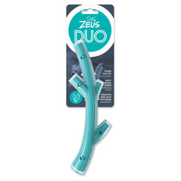 Zeus Duo Stick Kauspielzeug aus Gummi mit Hühnchenduft in Türkis – Bild 1 von 4