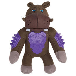 Zeus Hundespielzeug Hippo Quietschspielzeug aus TPR in Braun 23 cm – Bild 1 von 1