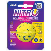 Produktbild von Zeus Hundespielzeug Nitro Ball aus Gummi Gelb Größe S
