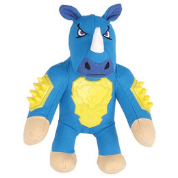 Zeus Hundespielzeug Rhino Quietschspielzeug aus TPR Blau 23 cm – Bild 1 von 1