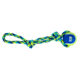 Zeus K9 Hundespielzeug Tug W mit Zugseil und Ball für erwachsene Hunde - 43 cm – Bild 1 von 3