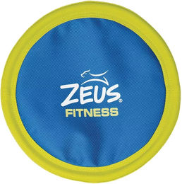 Produktbild von Zeus K9 Tough Flexi Flyer Frisbee aus Nylon für Hunde und Katzen Blau