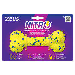 Zeus Nitro Knochen Kauspielzeug für Hunde Gelb 16 cm – Bild 1 von 6