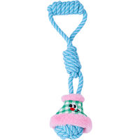 Produktbild von zeze Lampion-Knotenspielzeug aus Seil Pink/Grün