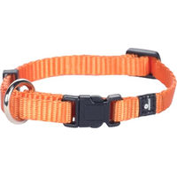 Produktbild von Ziggi Flamingo Hundehalsband Orange XS aus Nylon mit Zugentlastung und stufenloser Verstellbarkeit - 1 Stk.