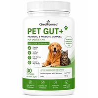 Produktbild von Zimeter PET GUT+ Probiotischer und Präbiotischer Komplex für Hunde und Katzen zur Unterstützung der Verdauung und des Magen-Darm-Traktes 30 Kapseln