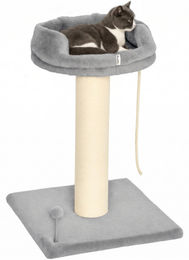 Zimtky Kratzbaum Katzenturm Grau 83 cm für mittelgroße Katzen – Bild 1 von 1