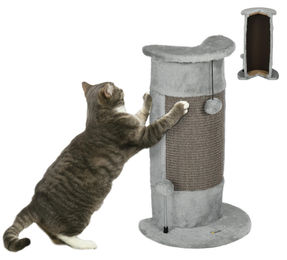 Zimtky Kratzsäule für Katzen Grau 58 cm hoch – Bild 1 von 1