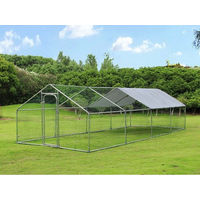 Produktbild von ZIPPER Heimtiergehege Laufstall aus Metall in Grün 300 x 250 cm