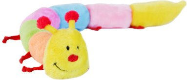 ZippyPaws Deluxe Raupe Quietschspielzeug aus Plüsch in Bunt 76 cm – Bild 1 von 3