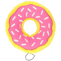 Produktbild von ZippyPaws Donutz Strawberry Quietschspielzeug für Hunde aus Plüsch in Rot und Bunt