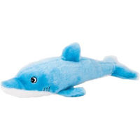 Produktbild von ZippyPaws Jigglerz Plüschspielzeug Delfin Blau 50 x 10 cm