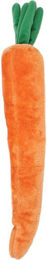 ZippyPaws Jigglerz Veggies Karotte Quietschspielzeug aus Plüsch für Hunde in Orange – Bild 1 von 2