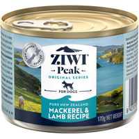 Produktbild von ZIWI Peak Hundefutter Makrele und Lamm Nassfutter Getreidefrei mit hohem Fleischanteil 12 x 170 g - 170 g