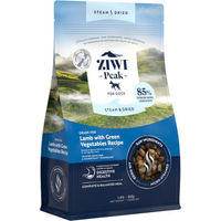 Produktbild von ZIWI Peak Hundetrockenfutter Steam & Dried Lamm für erwachsene Hunde, getreidefrei mit hohem Fleischanteil, 800 g - 800 g