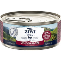 Produktbild von ZIWI PEAK Katzenfutter Adult Wild Hirsch Stückchen in Sauce getreidefrei und hypoallergen 85 g - 12 x 85 g