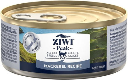 Produktbild von ZIWIPEAK Katzenfutter Makrele Stückchen in Sauce 85 g