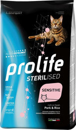 zodiaco Prolife Cat Sterilised Katzenfutter Schwein Monoprotein Glutenfrei Adult 7 kg - 2 x 7 kg – Bild 1 von 2