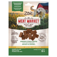 Produktbild von Zoë Meat Market Bites Krokodil und Huhn Funktionssnack getreidefrei 90 g