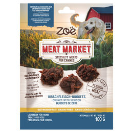 Zoë Meat Market Funktionssnack Chunks mit Wild getreidefrei 100 g – Bild 1 von 1