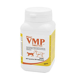 Produktbild von Zoetis VMP Ergänzungsfuttermittel für Hunde und Katzen mit Vitaminen 50 Tabletten - 140 g