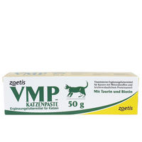 Produktbild von Zoetis VMP Katzenpaste mit Vitaminen zur Unterstützung von Haut, Fell, Verdauung sowie Gelenken und Knochen für Katzen aller Altersstufen 50 g - 50 g