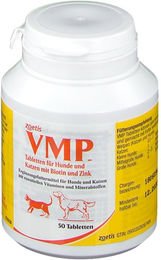 Zoetis VMP Tabletten für Hunde und Katzen zur Unterstützung von Haut und Fell für alle Altersstufen – Bild 1 von 2