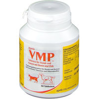 Produktbild von Zoetis VMP Tabletten für Hunde und Katzen zur Unterstützung von Haut und Fell für alle Altersstufen