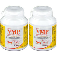 Produktbild von Zoetis VMP Tabletten zur Unterstützung von Haut und Fell für Hunde und Katzen für alle Altersstufen