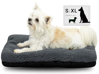 ZOLLNER Hundebett und Katzenbett extra weich grau 36x58 cm – Bild 1 von 5