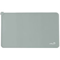 Produktbild von Zollner24 Napfunterlage aus Silikon für Hund und Katze wasserdicht und rutschfest grau 47 x 30 cm - 47 cm